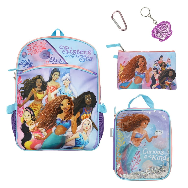 Mermaid School Bag Set, 5 Items 1 item
