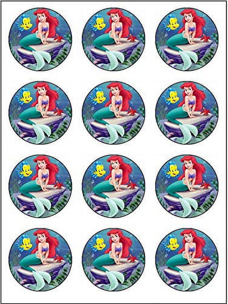 The Little Mermaid – Cupcake Topper – Printable - 3Grafik