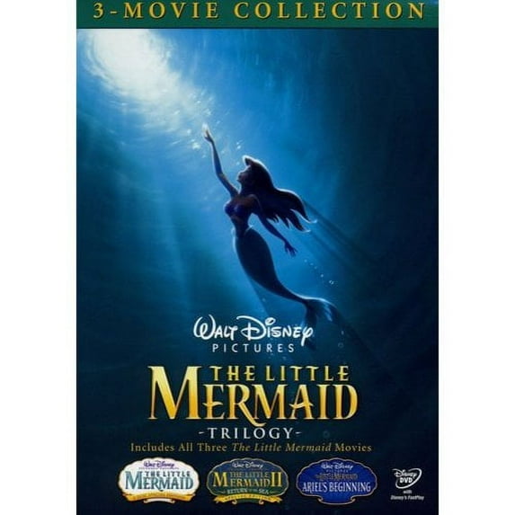 Little Mermaid DVD Trilogy: The Little Mermaid / The Little Mermaid II: Return To The Sea / The Little Mermaid: Ariel's Beginning, The
