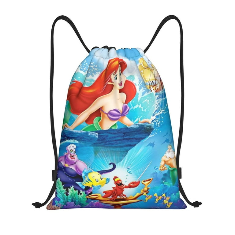 Mermaid drawstring backpack hotsell