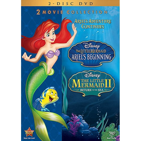 Pre-Owned The Little Mermaid Ii: Return To The Sea / The Little Mermaid: Ariel'S Beginning (Dvd) (Good)