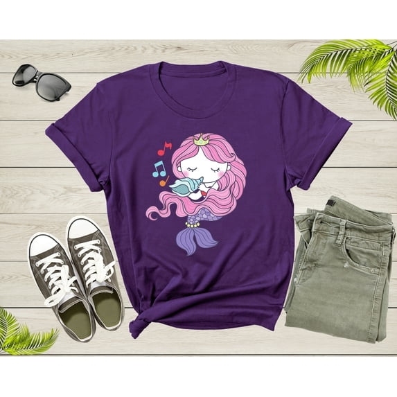 Little Mermaid Mothers Day Gift For Mermaid Lover Mom Momma T-Shirt Mermaid Lover Gift T Shirt for Men Women Girls Boys Teens Tshirt