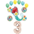 thumbnail image 1 of Little Mermaid Party Supplies Princess Ariel 3rd Birthday Balloon Bouquet Decorations, 1 of 7