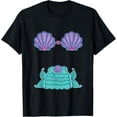 thumbnail image 1 of Little Mermaid Seashell Costume Sea Shell T-Shirt, 1 of 4