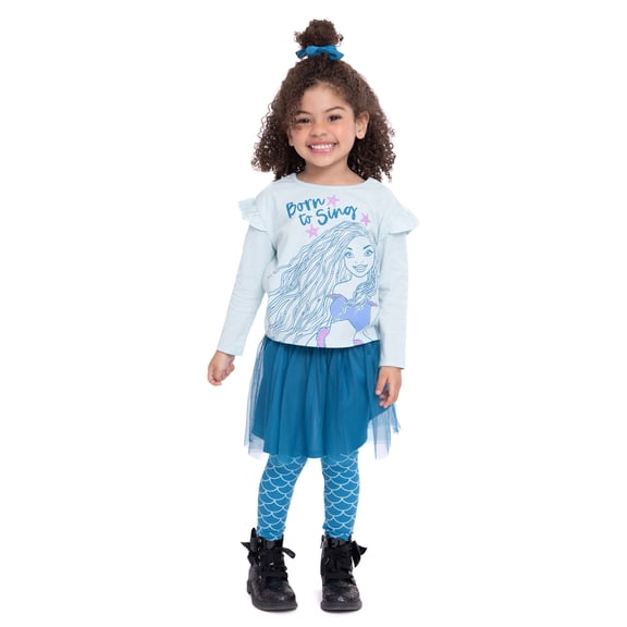 Little Mermaid Toddler Girl Role Play Set, 4-Piece, Sizes 2T-5T