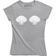 thumbnail image 1 of Little Mermaid Womens Seashell Printed Summer Shells Ladies Tee, 1 of 4