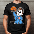 Little Michael Myers Pumpkin Halloween 2024 Shirt Unisex Short Sleeve