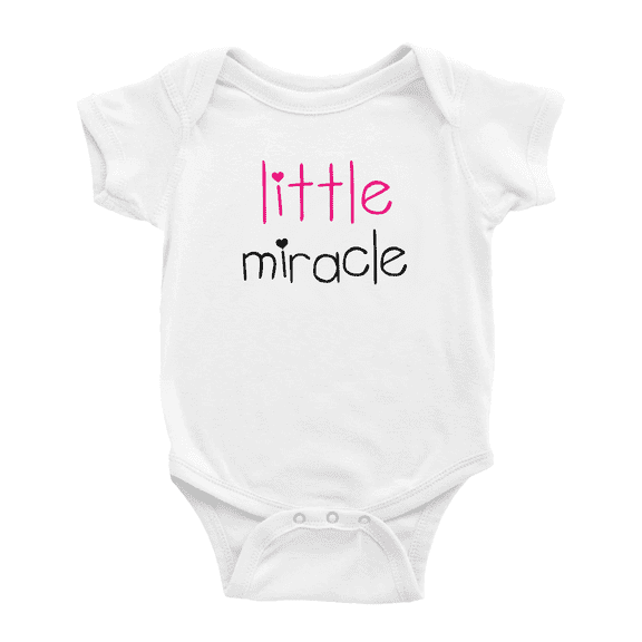 Little Miracle Baby Clothes Bodysuits Infant Boy Girl Unisex