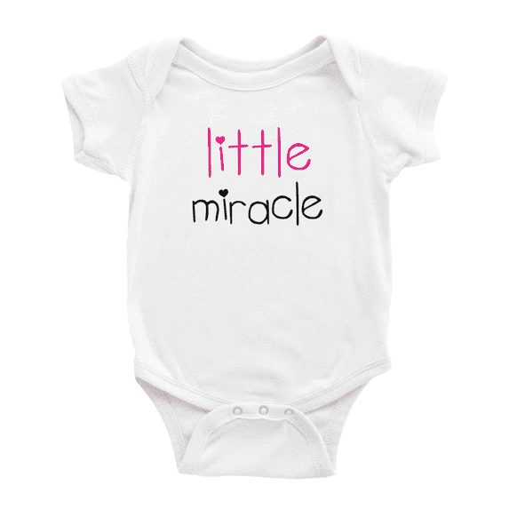 Little Miracle Baby Clothes Bodysuits Infant Boy Girl Unisex
