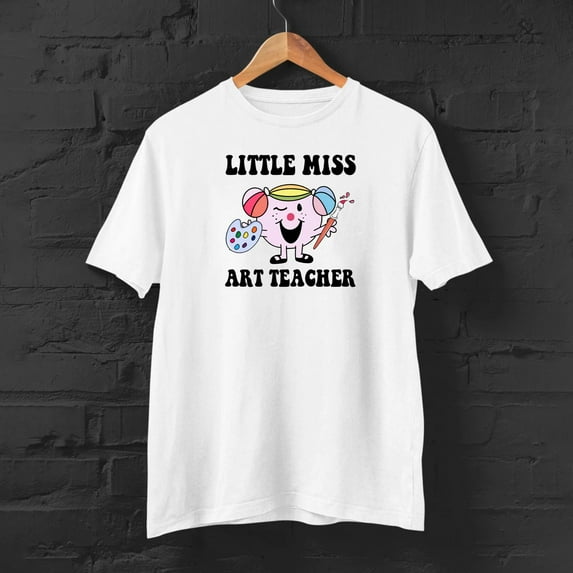 Little Miss Art Teacher T-Shirt, Vintage Art Teacher Tee
