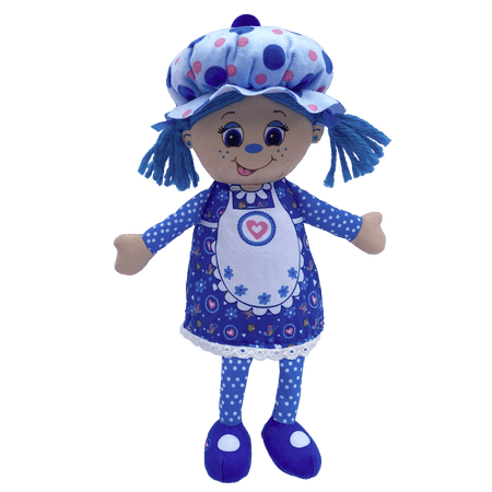 Little Miss Blueberry 9in Soft Doll flips into a Muffin