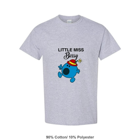 Little Miss Bossy A Funny Attitude And Sarcastic Humor Quote Unisex T-Shirt, up to size 5XL