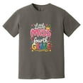 thumbnail image 1 of Little Miss Fourth Grade Funny First Day Of School Student Comfort Color T-Shirt, 1 of 4