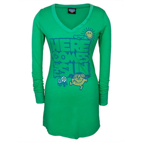 Little Miss - Here Comes The Sun Women's Sleep Shirt - Small