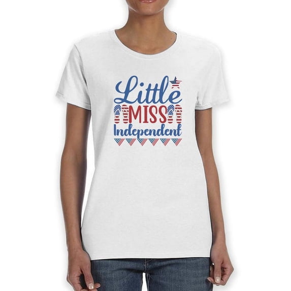 Little Miss Independent T-Shirt Women -Image by Shutterstock, Female 5X-Large