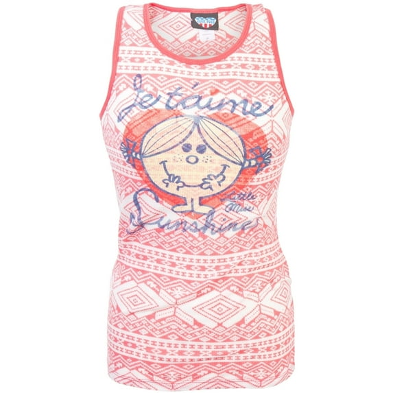 Little Miss - Je T'aime Sunshine Juniors Tank Top - X-Large