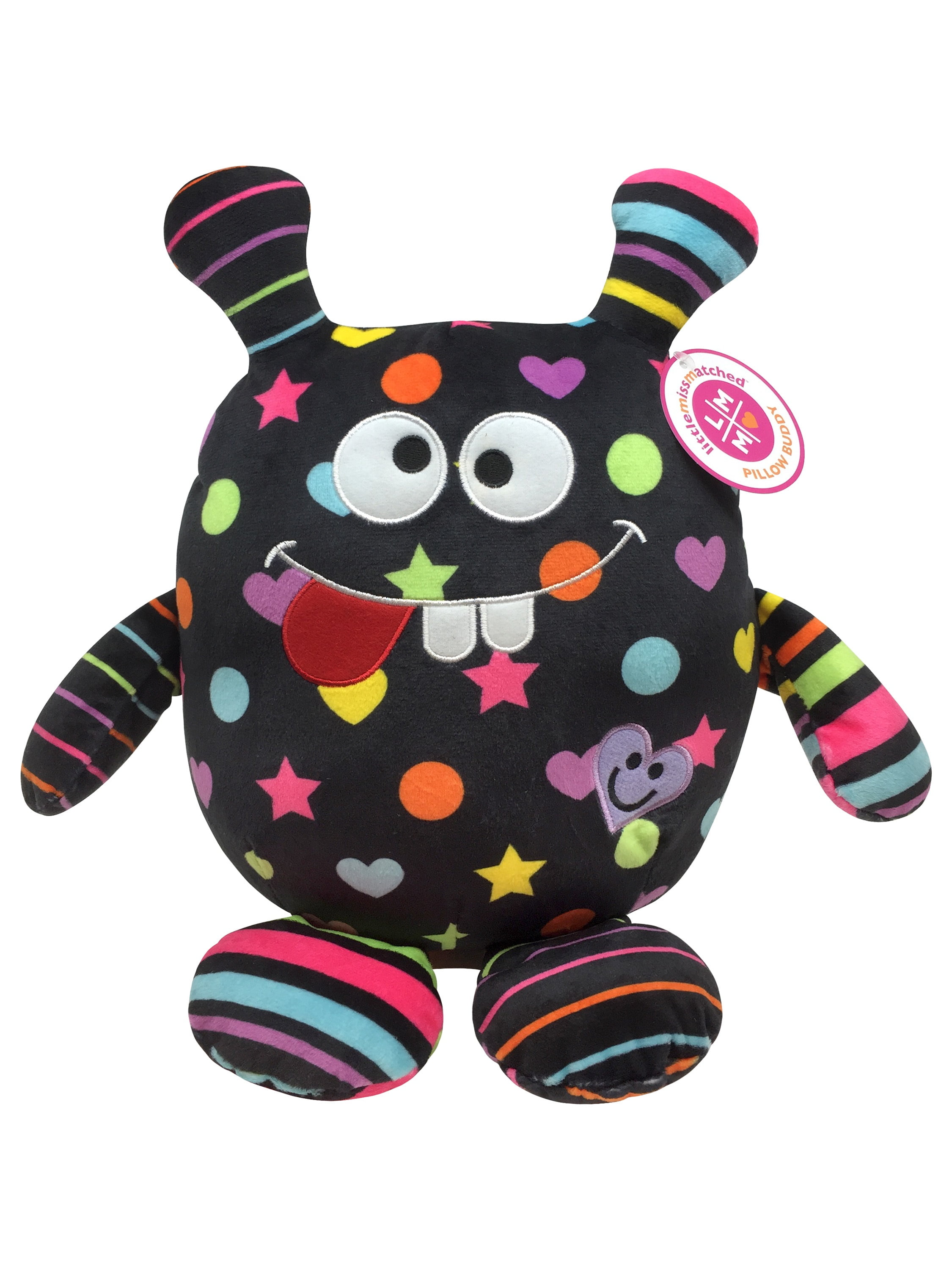 Little Miss Matched Monster Polyester Pillow Buddy, Multi-Color