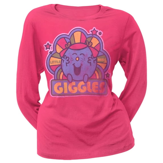 Little Miss - Miss Giggles Juniors Long Sleeve T-Shirt - Medium