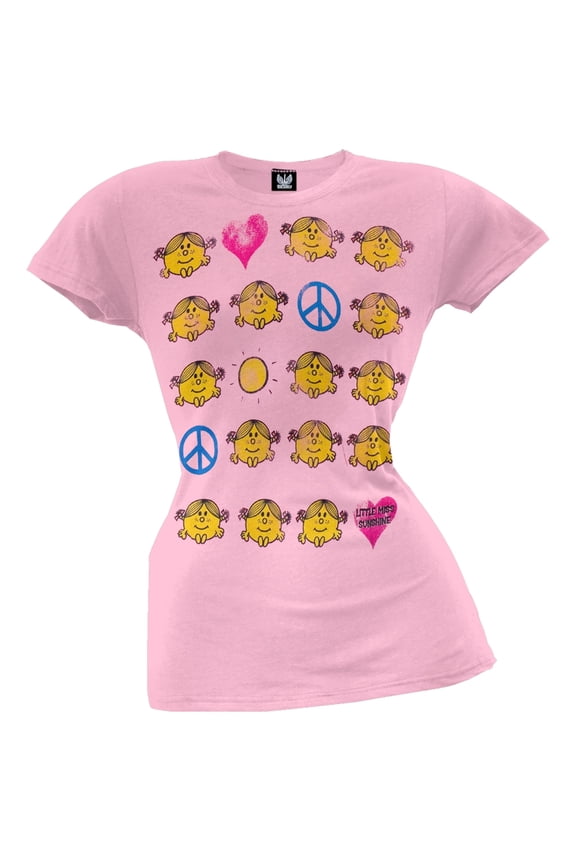 Little Miss - Peace & Love Juniors T-Shirt - X-Large