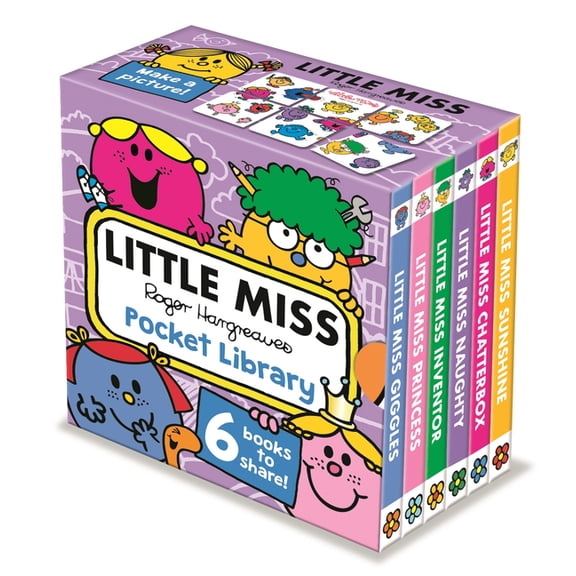 Mr. Men and Little Miss Little Miss: Pocket Library, (Board Book)