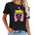 thumbnail image 1 of Little Miss Second Grade To 2nd Grade Vintage Womens T Shirt Black L, 1 of 5