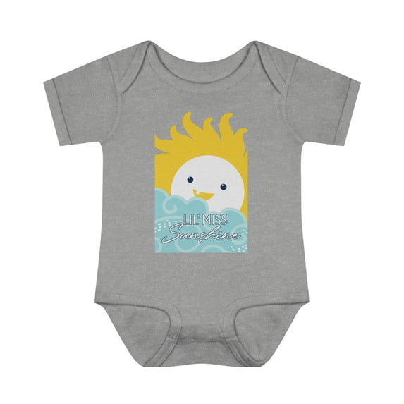 Little Miss Sunshine Infant Baby Rib Bodysuit