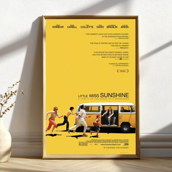 Little Miss Sunshine Movie Modern Wall Art Print Minimalist Home Decor Living Room Decor, Unframed Poster