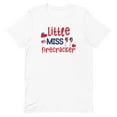 thumbnail image 1 of Little Misses Firecracker Patriotic Shirt (White, S), 1 of 1
