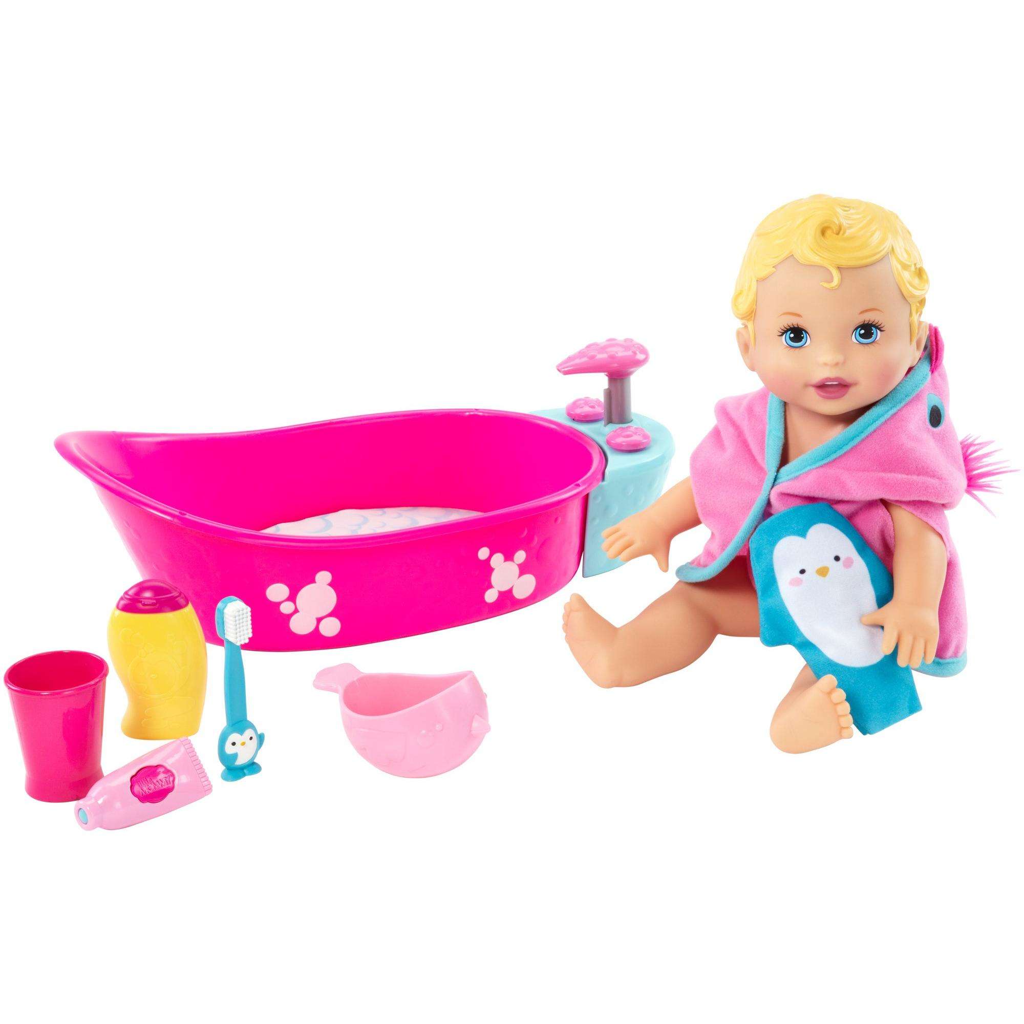 Little Mommy Bubbly Bathtime Deluxe Baby Doll Playset - image 1 of 8