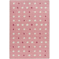 Little Moons 7'8" x 10'9" area rug in color Blush