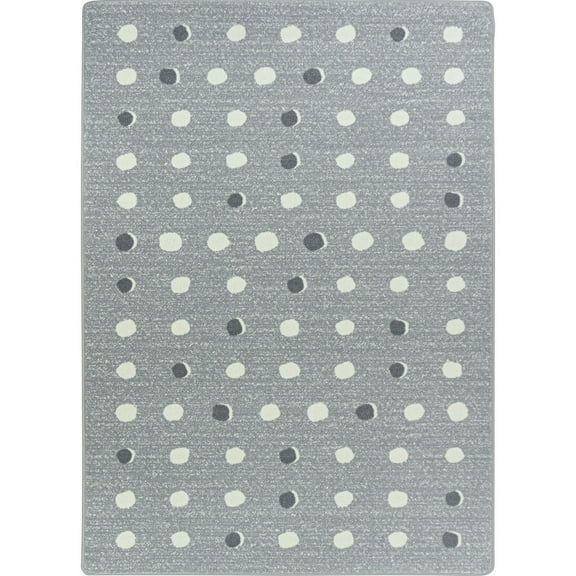 Little Moons 7'8" x 10'9" area rug in color Cloudy