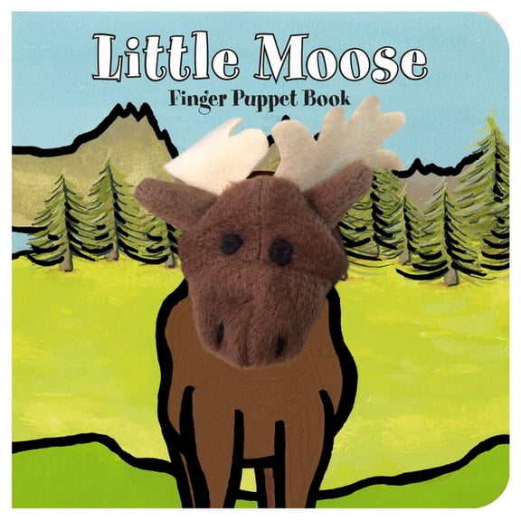 Little Moose: Finger Puppet Book: (Finger Puppet Book for Toddlers and Babies, Baby Books for First Year, Animal Finger , (Board Book)