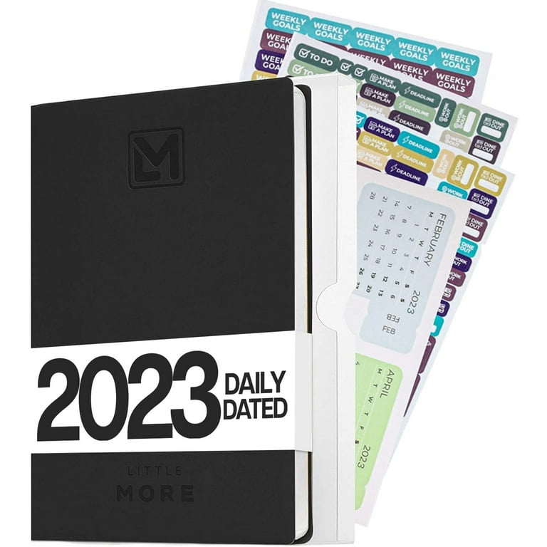 Little More Agenda 2023 Daily Planner A5 Productivity Journal 
