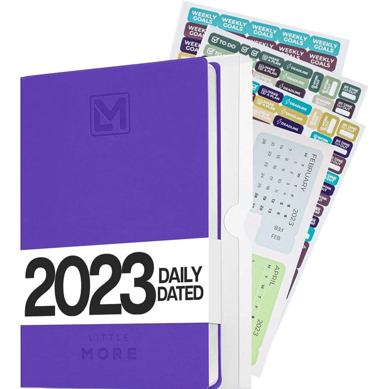 Little More Agenda 2023 Daily Planner A5 Productivity Journal 
