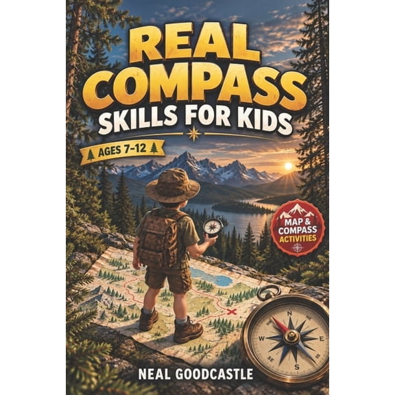Little Navigator Real Compass Skills For Kids: A Step-by-Step Guide to Map Reading and Navigation for Young Explorers, Ages 7-12, Book 1, (Paperback)