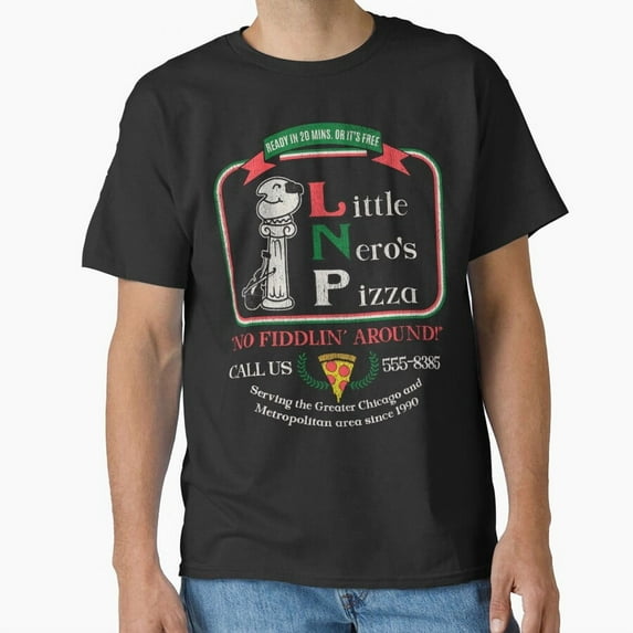 Little Nero's Pizza Funny Home Alone Movie Parody Worn Out G11396 Unisex T-Shirt, Up to Size 5XL