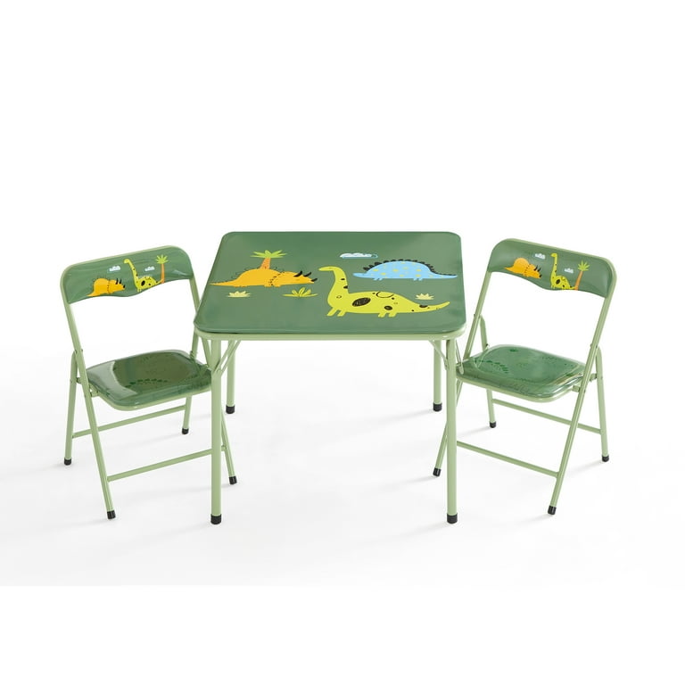 Little Nest 3 Piece Dinosaur Table And Chair Set - Walmart.com