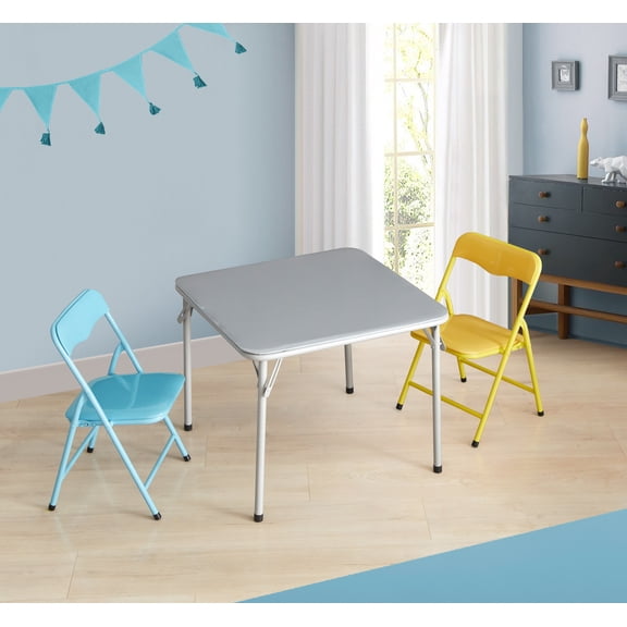 Little Nest 3 Piece Grey Table And Chair Set