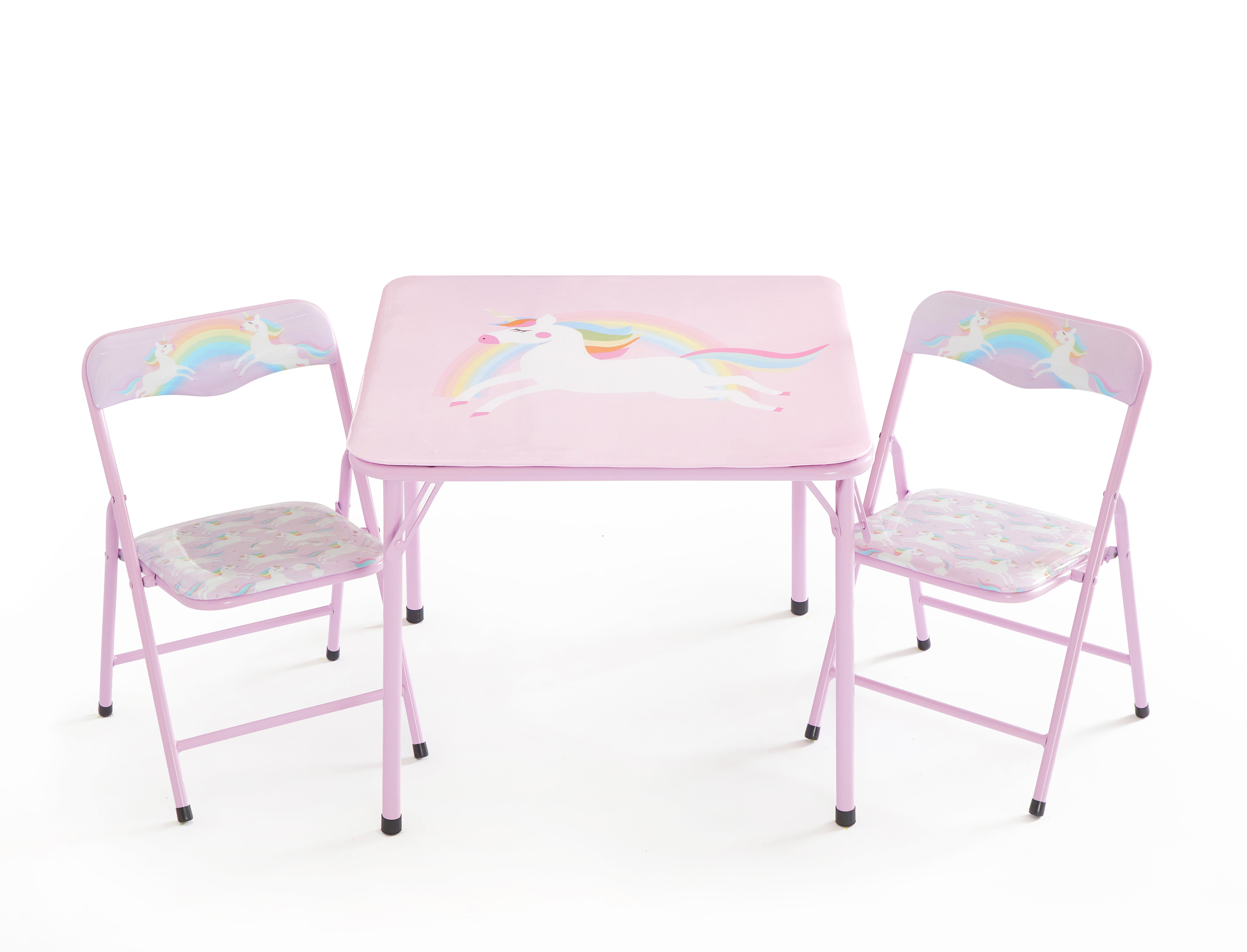 Little Nest 3 Piece Unicorn Table And Chair Set - Walmart.com