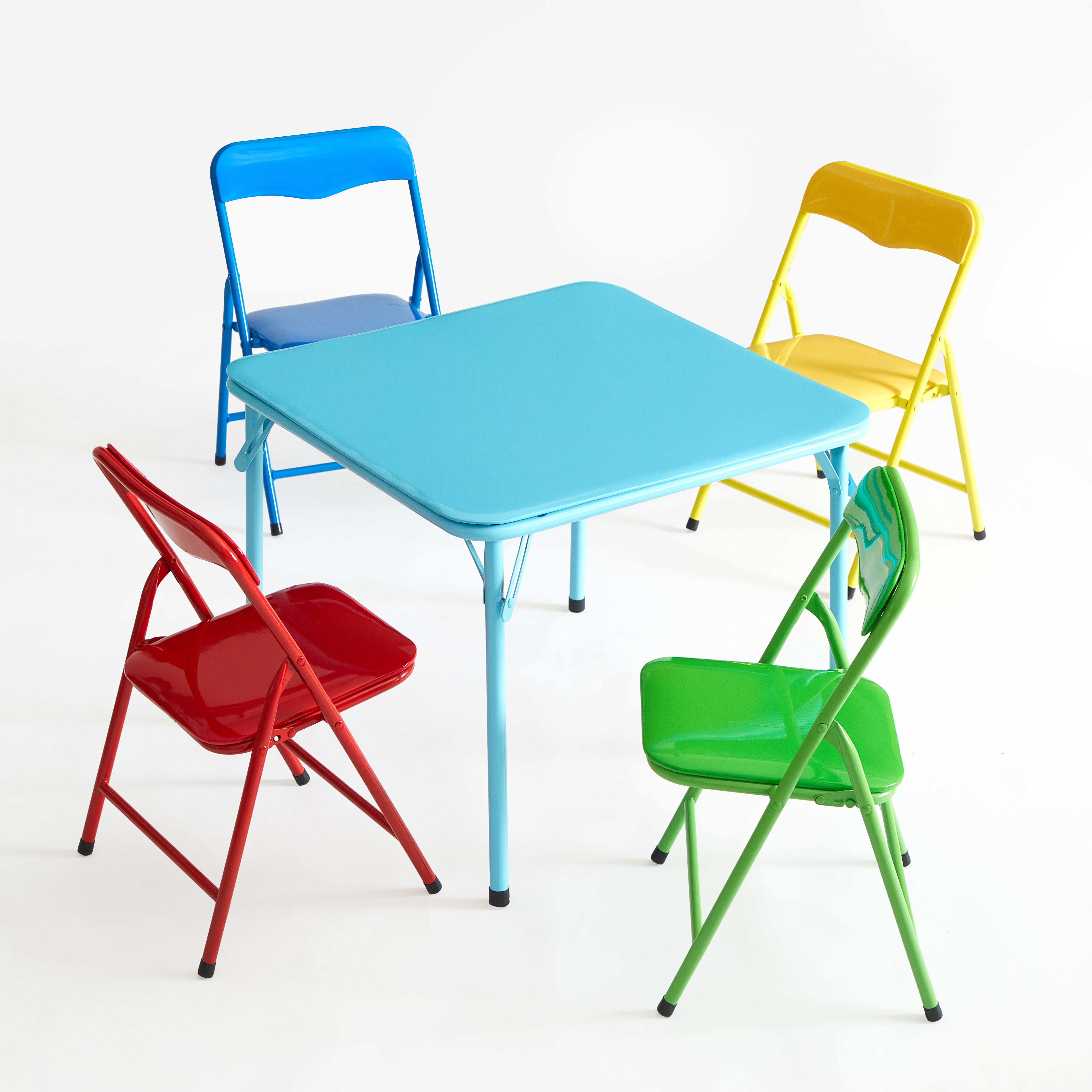 Little Nest 5 Piece Blue Table And Chair Set - Walmart.com