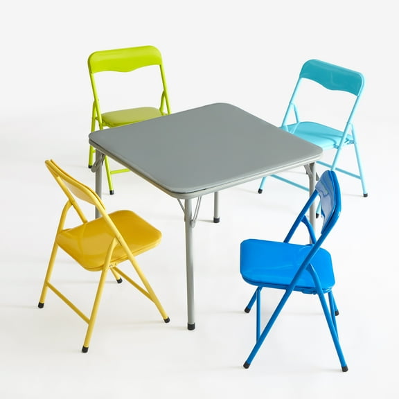 Little Nest 5 Piece Grey Table And Chair Set