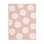 Little Nest Toddler Area Rug, Flower Power, 3X5