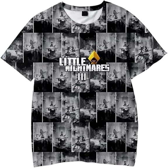 Little Nightmares 3 Game T-Shirt Merch Summer For Women/Men Unisex Short Sleeve Tshirt Fashion Streetwear