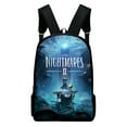 thumbnail image 1 of Little NightmaresI Backpack Merch Double Shoulder Bag Travel Bag Unisex Zipper Oxford Bag, 1 of 2