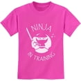 thumbnail image 1 of Tstars Kids' Little Ninja T-Shirt - Fun Karate-Themed Top - Youth Birthday Gift - Size 4T - Pink, 1 of 6