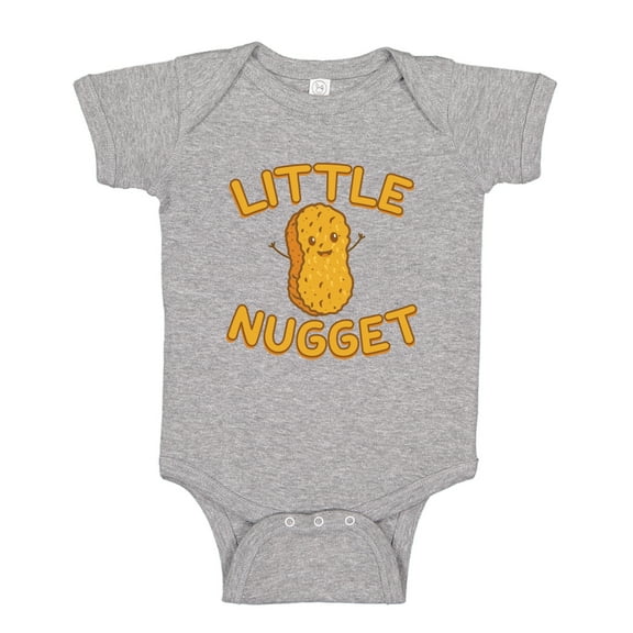 Little Nugget Baby Bodysuit One Piece 18 mo Athletic Heather