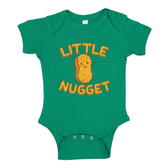 Little Nugget Baby Bodysuit One Piece 18 mo Kelly Green