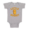 thumbnail image 1 of Little Nugget Baby Bodysuit One Piece NB Athletic Heather, 1 of 3