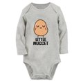 thumbnail image 1 of Little Nugget Potato Funny Rompers Newborn Baby Bodysuits Infant Jumpsuits Kids Cotton Graphic One-Piece Outfits, 1 of 5