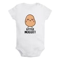 thumbnail image 1 of Little Nugget Potato Funny Rompers Newborn Baby Bodysuits Infant Jumpsuits Kids Cotton Graphic One-Piece Outfits, 1 of 5